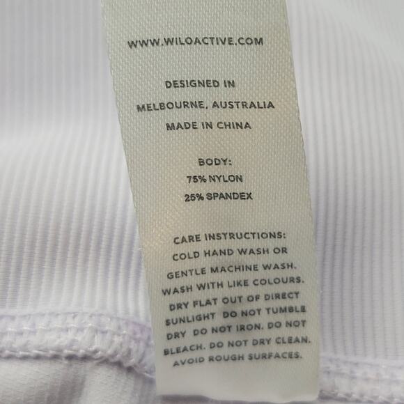 Wilo Base Ribbed 7/8 Legging Lilac Size Medium - Picture 5 of 6